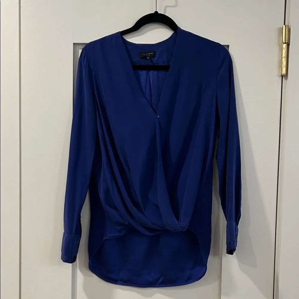 Rag & Bone Royal Blue Women's Top, Size XS